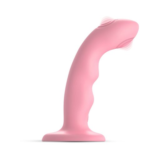Strap-On-Me Tapping Dildo Wave Coral Pink - Image 2