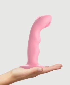 Strap-On-Me Tapping Dildo Wave Coral Pink