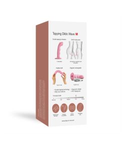 Strap-On-Me Tapping Dildo Wave Coral Pink