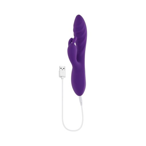 Evolved Wavy Rabbit – Rechargeable Dual Stimulator Vibrator (Purple) - Image 7