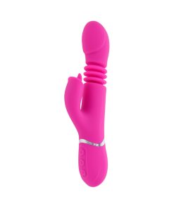 Evolved Pink Dragon Thrusting Dual Vibrator – Rechargeable, Waterproof