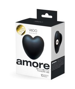 Vedo Amore Rechargeable Pleasure Vibe Black