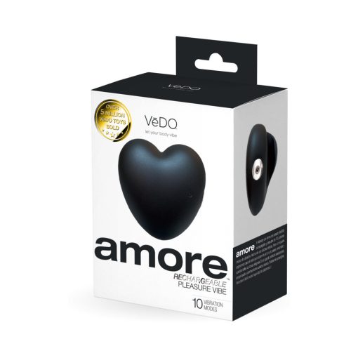 Vedo Amore Rechargeable Pleasure Vibe Black - Image 5