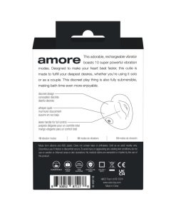 Vedo Amore Rechargeable Pleasure Vibe Black