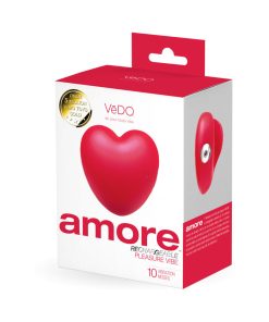 Vedo Amore Rechargeable Pleasure Vibe Red