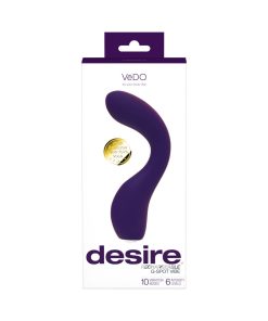 Vedo Desire Rechargeable G-Spot Vibe Purple