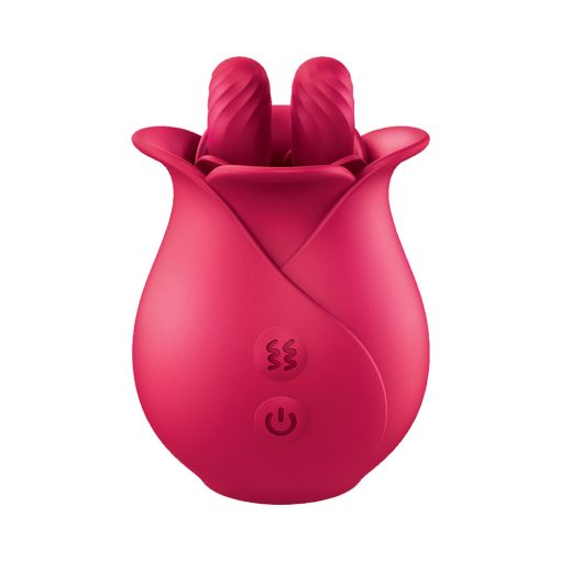 Clit-Tastic Tulip Finger Massager Red - Image 2
