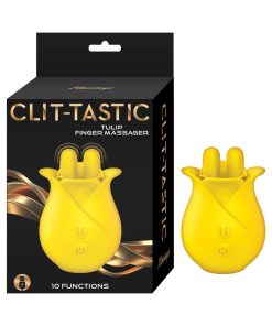 Clit-Tastic Tulip Finger Massager Yellow