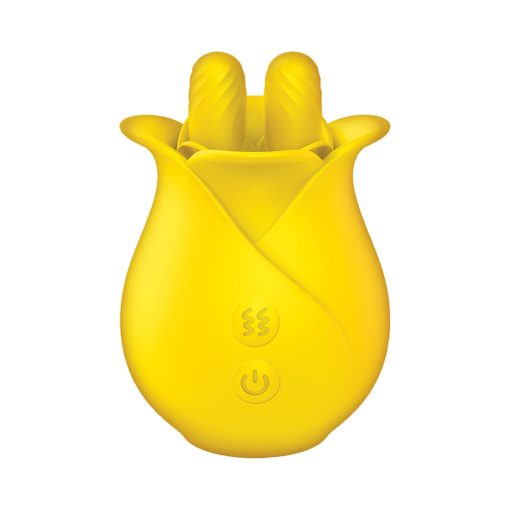 Clit-Tastic Tulip Finger Massager Yellow - Image 2