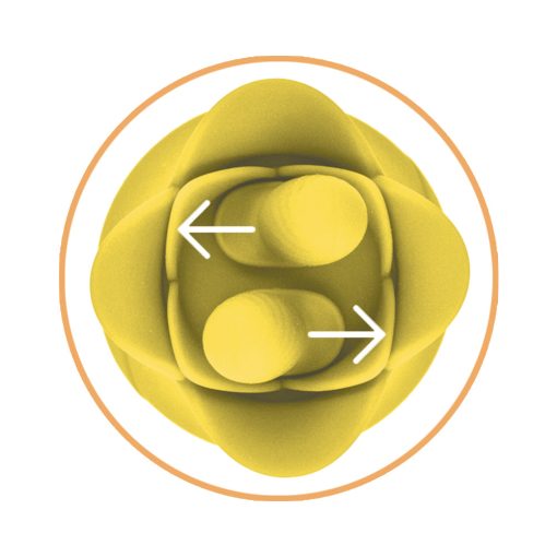 Clit-Tastic Tulip Finger Massager Yellow - Image 4