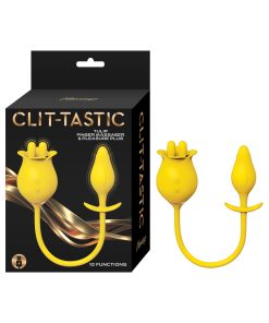 Clit-Tastic Tulip Finger Massager & Pleasure Plug Yellow