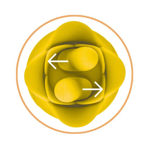 Clit-Tastic Tulip Finger Massager & Pleasure Plug Yellow - Image 4