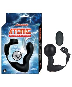Atomic Inflatable P-Spot Vibe Black