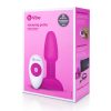 B-Vibe Rimming Petite Rotating And Vibrating Remote Control Plug Fuchsia