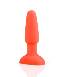 B-Vibe Rimming 2 Rotating And Vibrating Remote Control Plug Orange