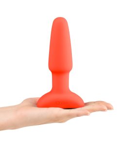 B-Vibe Rimming 2 Rotating And Vibrating Remote Control Plug Orange