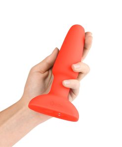 B-Vibe Rimming 2 Rotating And Vibrating Remote Control Plug Orange