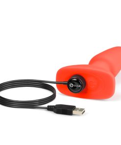 B-Vibe Rimming 2 Rotating And Vibrating Remote Control Plug Orange
