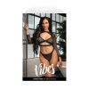 Fantasy Lingerie Vibes Barbed Wire Fishnet Bralette