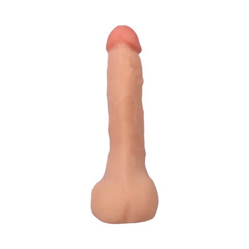 The Realistic Cock Squirting 9.5 In. Ultraskyn Vac-U-Lock Dildo Vanilla - Image 3
