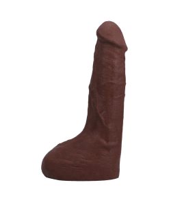 The Realistic Cock Squirting 9.5 In. Ultraskyn Vac-U-Lock Dildo Chocolate
