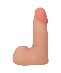 The Realistic Cock 5 In. Ultraskyn Vac-U-Lock Dildo With Balls Vanilla
