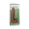 The Realistic Cock 9 In. Ultraskyn Vac-U-Lock Dildo With Balls Caramel