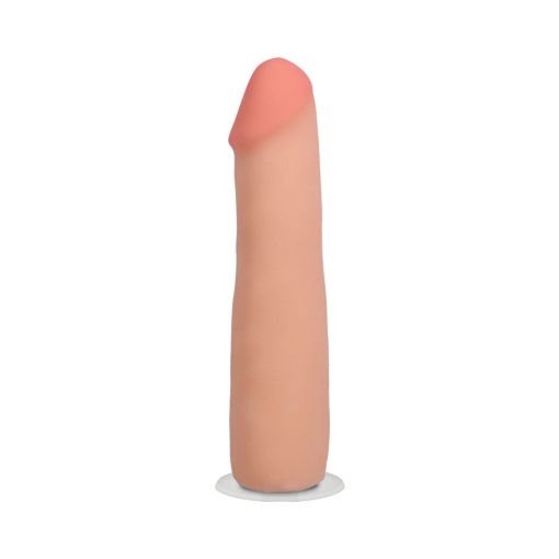 The Realistic Cock 7 In. Ultraskyn Vac-U-Lock Dildo Vanilla - Image 2