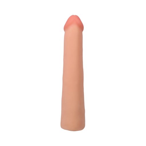 The Realistic Cock 9 In. Ultraskyn Vac-U-Lock Dildo Vanilla - Image 3
