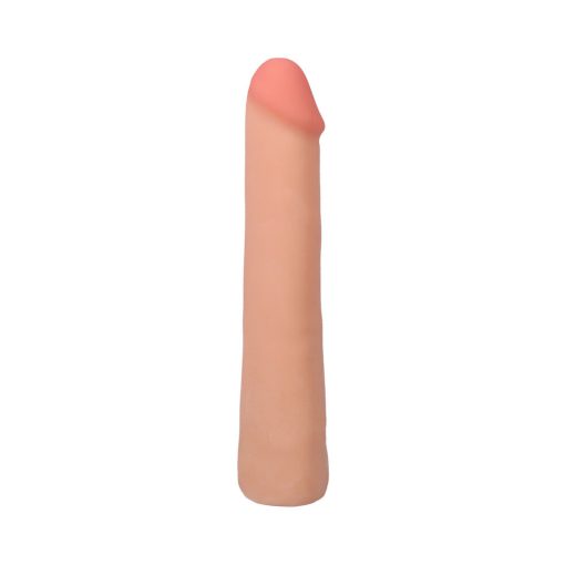 The Realistic Cock 9 In. Ultraskyn Vac-U-Lock Dildo Vanilla - Image 4