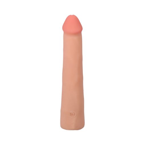 The Realistic Cock 9 In. Ultraskyn Vac-U-Lock Dildo Vanilla - Image 5