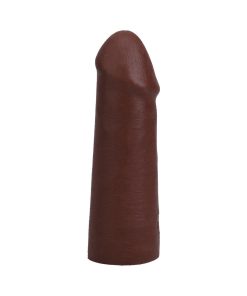 The Realistic Cock 5 In. Ultraskyn Vac-U-Lock Dildo Chocolate