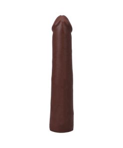 The Realistic Cock 9 In. Ultraskyn Vac-U-Lock Dildo Chocolate