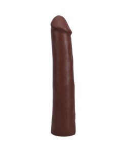 The Realistic Cock 9 In. Ultraskyn Vac-U-Lock Dildo Chocolate