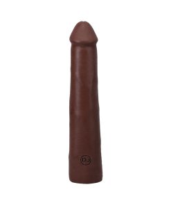 The Realistic Cock 9 In. Ultraskyn Vac-U-Lock Dildo Chocolate