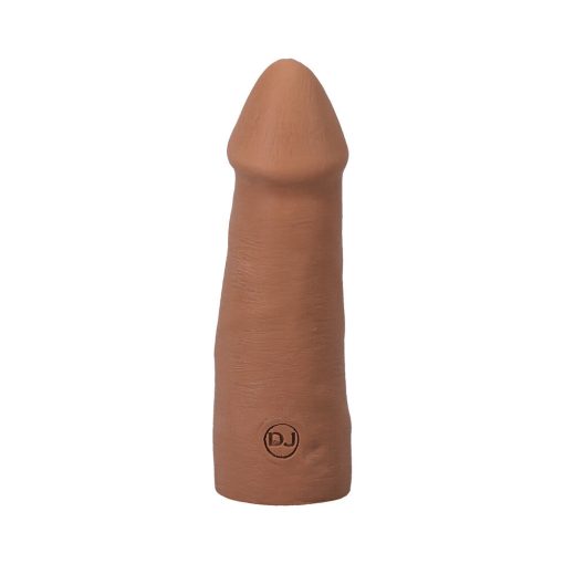 The Realistic Cock 5 In. Ultraskyn Vac-U-Lock Dildo Caramel - Image 5