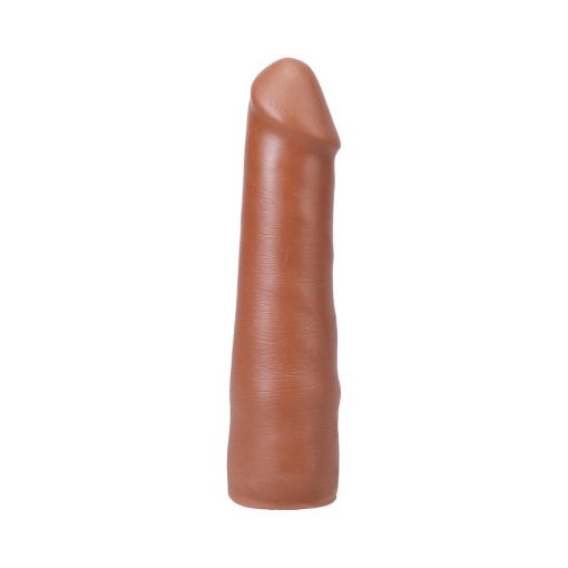 The Realistic Cock 7 In. Ultraskyn Vac-U-Lock Dildo Caramel - Image 4