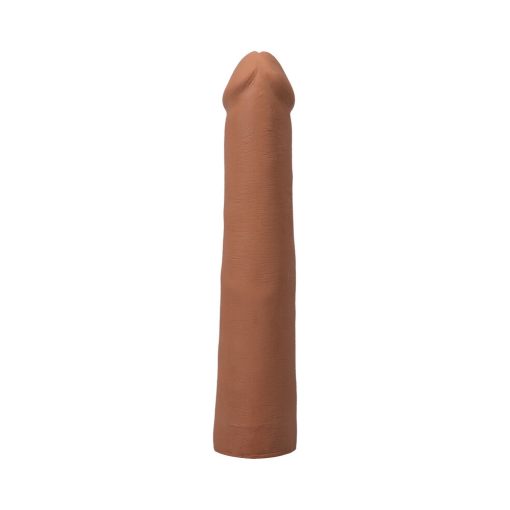 The Realistic Cock 9 In. Ultraskyn Vac-U-Lock Dildo Caramel - Image 3