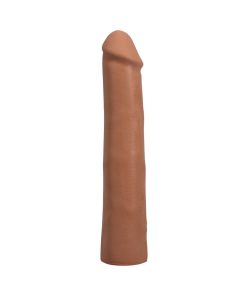 The Realistic Cock 9 In. Ultraskyn Vac-U-Lock Dildo Caramel