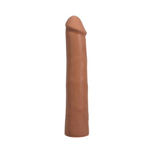 The Realistic Cock 9 In. Ultraskyn Vac-U-Lock Dildo Caramel - Image 4