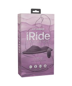 Iride Pleasure Seat Throb Rechargeable With Wireless Remote Dusty Purple