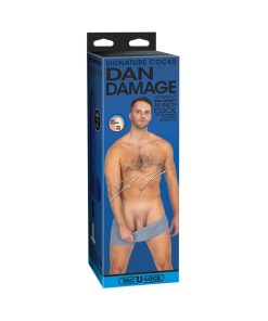 Signature Cocks Dan Damage 10 In. Ultraskyn Vac-U-Lock Dildo