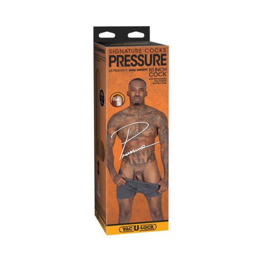 Signature Cocks Pressure 10 In. Ultraskyn Vac-U-Lock Dildo