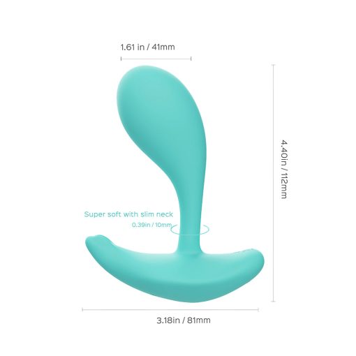 Honey Play Box Oly 2 Pressure Sensing App-Enabled Wearable Vibrator Blue - Image 5