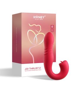 Honey Play Box Joi Thrust 2 App-Controlled Thrusting Vibrator & Clit Licker