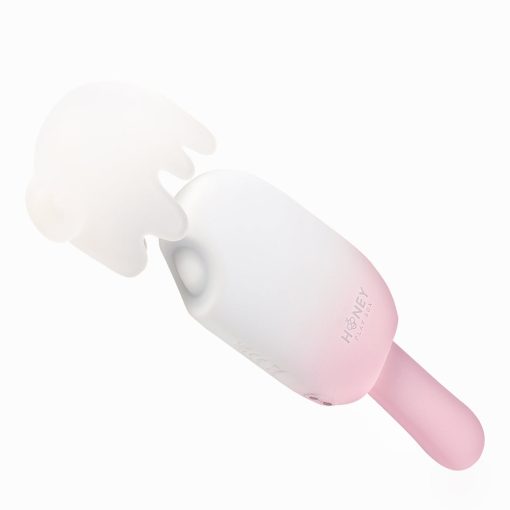 Honey Play Box Bite Me Sucking Tapping & Vibrating Cream Pop Stimulator Pink - Image 3