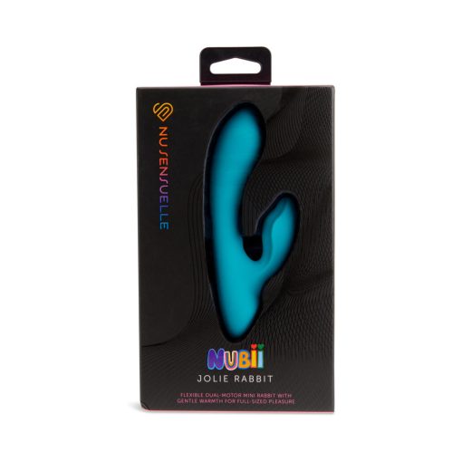 Nu Sensuelle Jolie Nubii Warming Mini Rabbit Vibrator – Blue, Waterproof