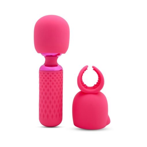 Nu Sensuelle Harlow Nubii Mini Wand W/ Masturbator Pink - Image 2