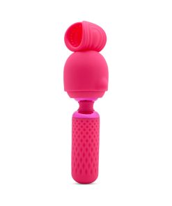 Nu Sensuelle Harlow Nubii Mini Wand W/ Masturbator Pink