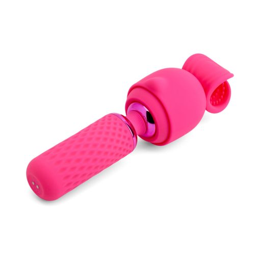 Nu Sensuelle Harlow Nubii Mini Wand W/ Masturbator Pink - Image 5